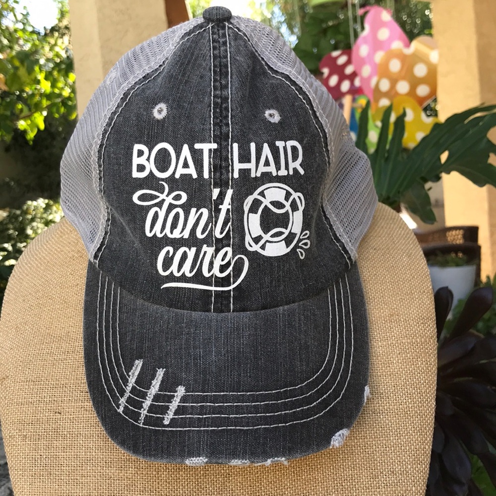 Boat Hair don’t care mesh grey hat